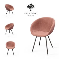 Krzesło KR-501 Ruby Kolory Tkanina City 61  Design Italia 2025-2030
